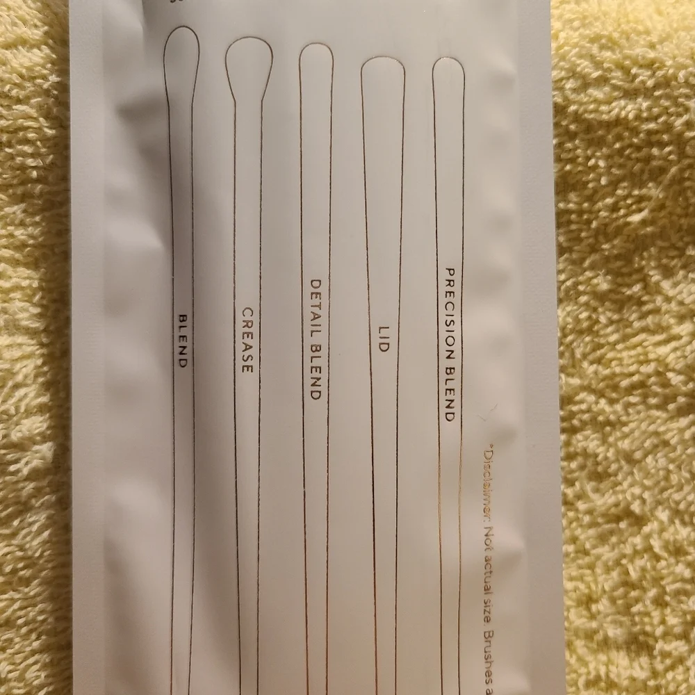 Shades By Shan Five Piece Vegan Eye Brush Set NWOT